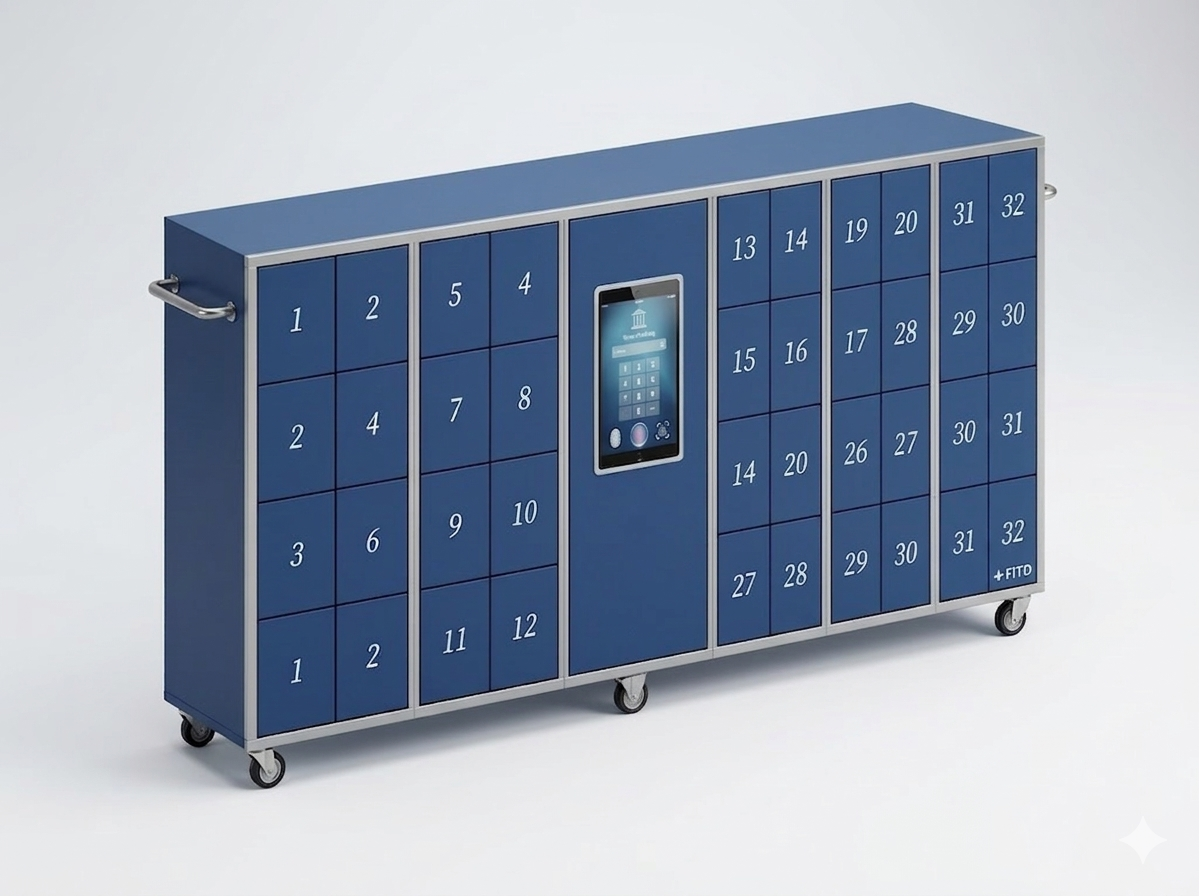 Smart Lockers UAE | Biometric & Secure Storage Systems – SMART FITD