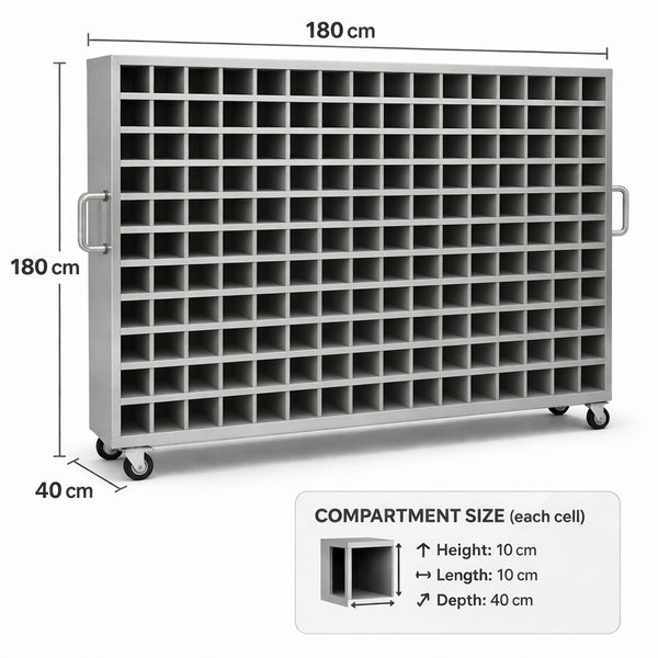 Open-Cell Scent Rack Cabinet