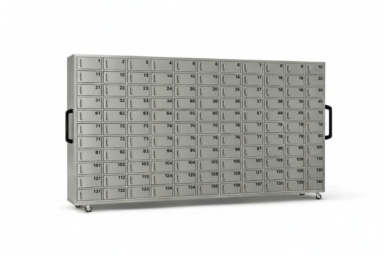 140-Drawer Scent Locker Cabinet