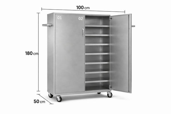 Dual-Door K9 Scent Storage Cabinet