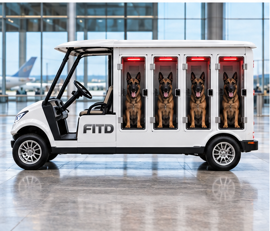 FITD K9 Electric Operational Vehicle – Professional Working Dog Transport Vehicle