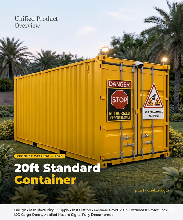 FITD 20ft Smart Security Container – Industrial Storage & Control Unit