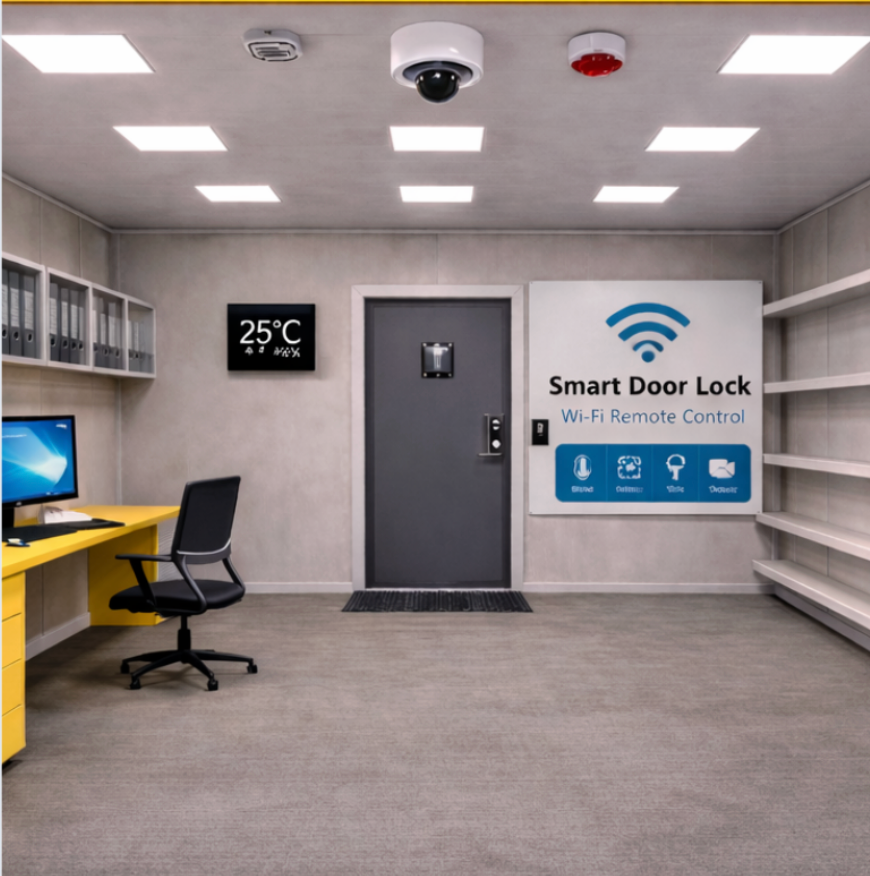 FITD 20ft Smart Security Container – Industrial Storage & Control Unit