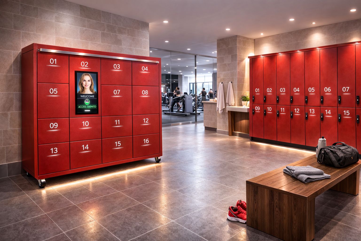 Smart Lockers for Fitness & Gym Facilities