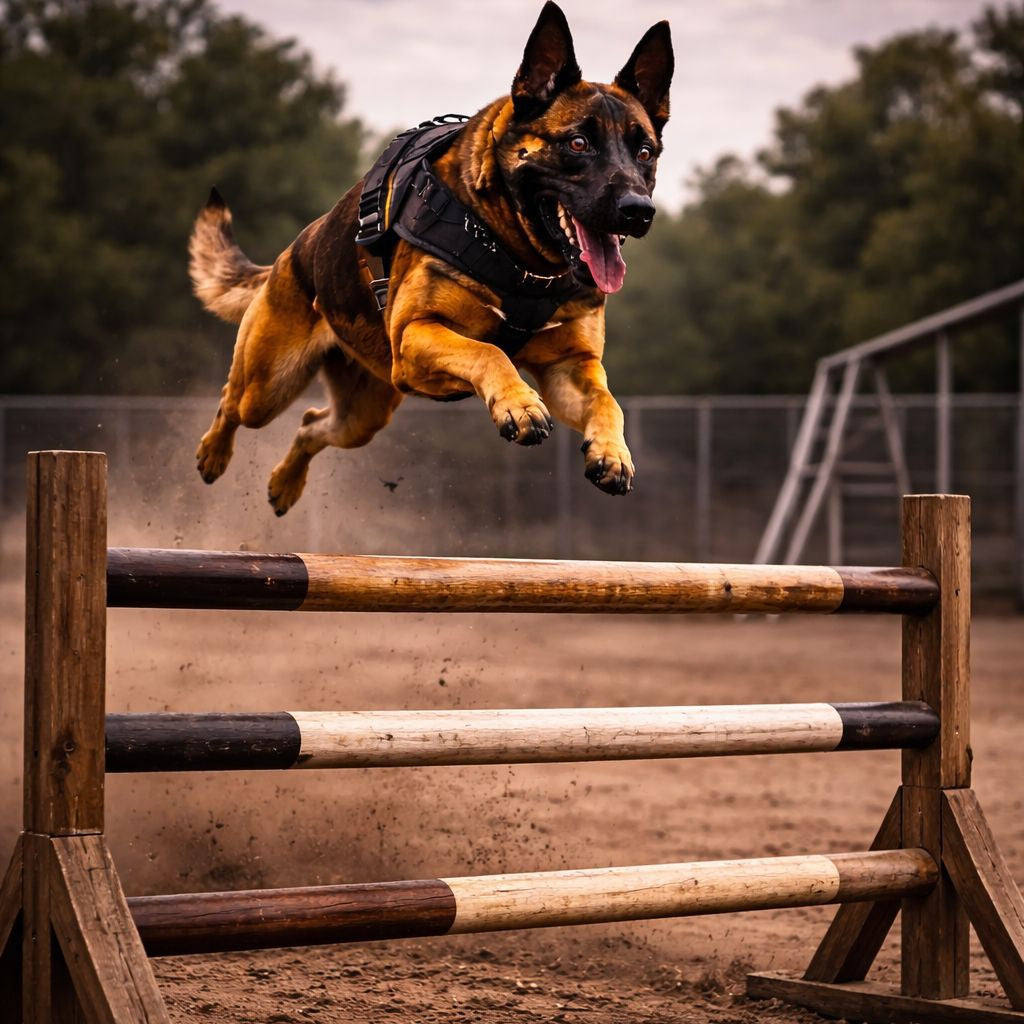 Wooden Dog Agility Hurdle – Adjustable 3-Bar K9 Training Jump