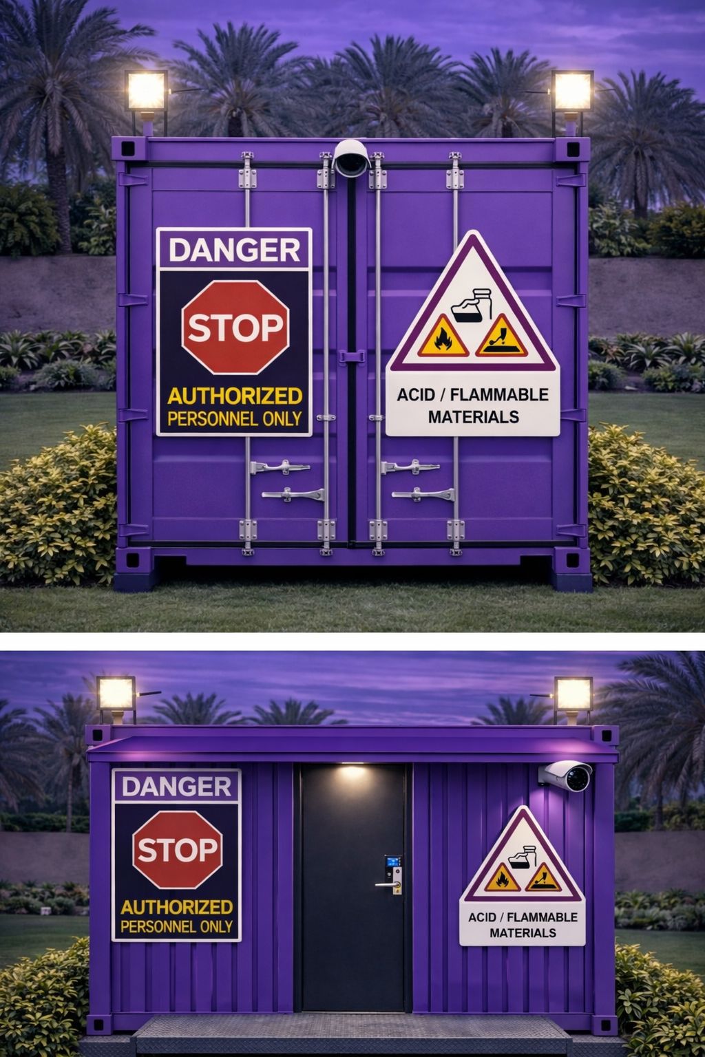 FITD 20ft Smart Security Container – Industrial Storage & Control Unit
